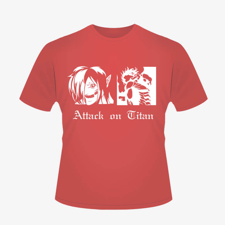 Polera Ataque de los titanes